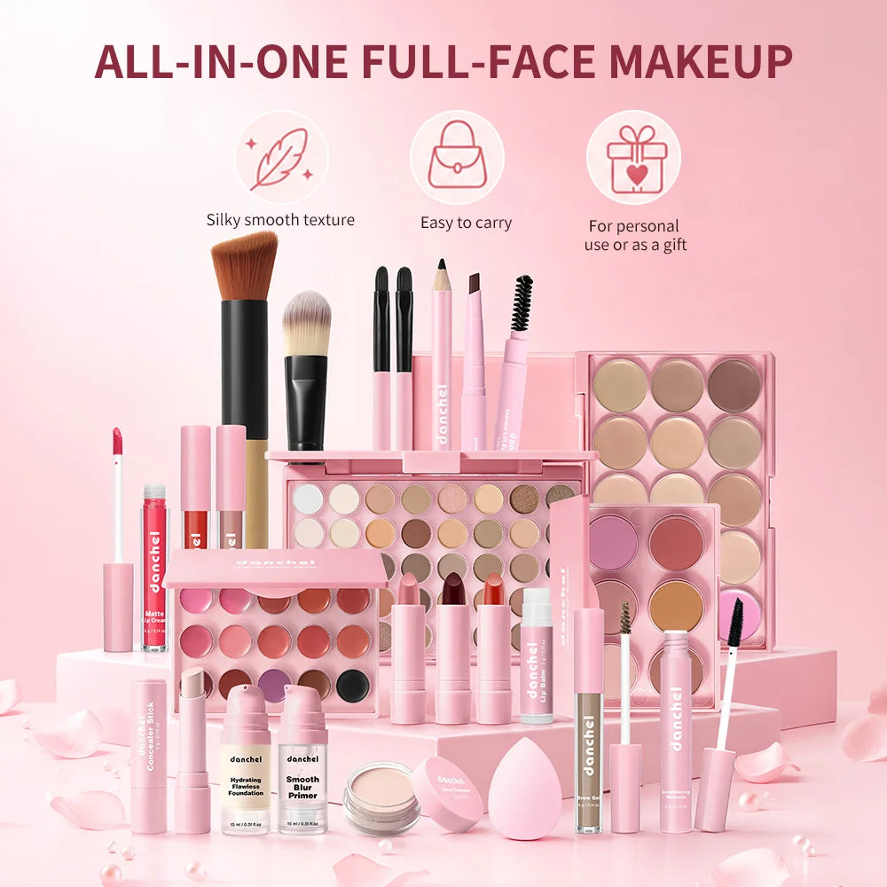 All-in-One Professional Makeup Set for Beginners and Travel
