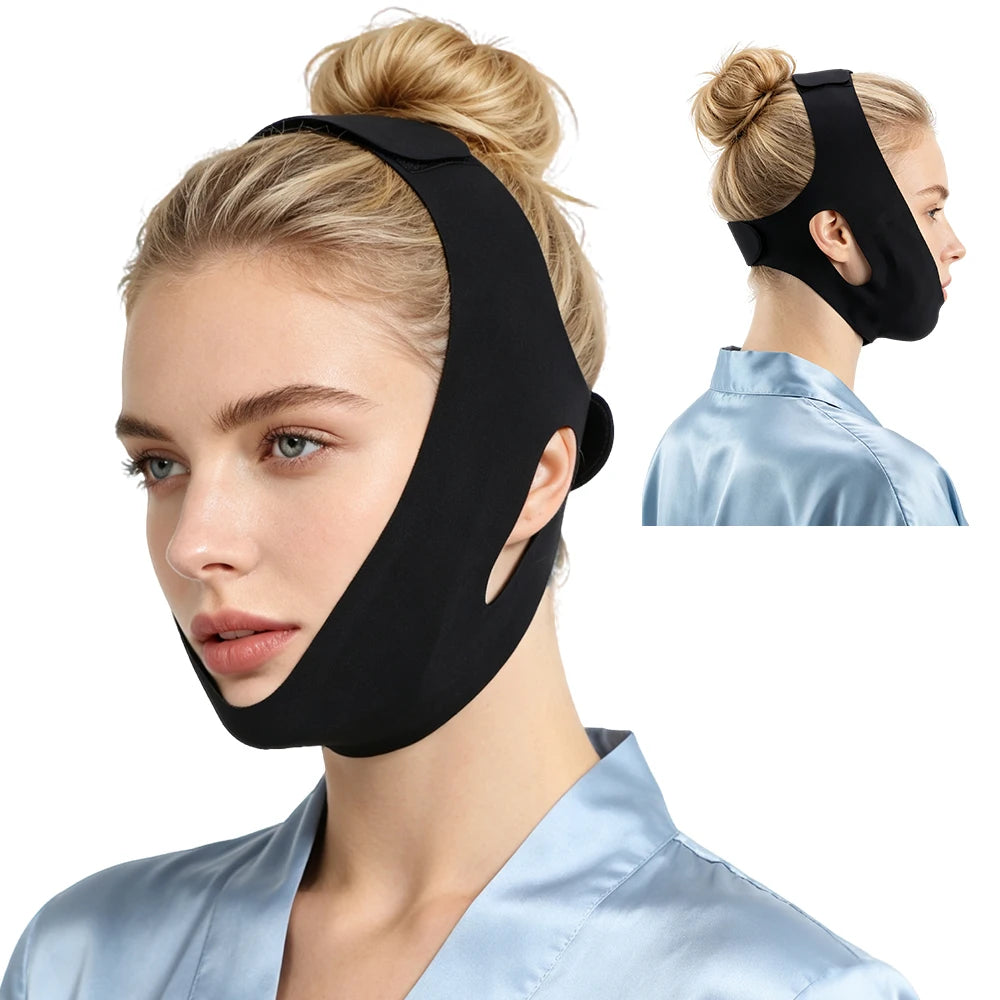 Hot and Cold Facial Compression Wrap for Chin and Face