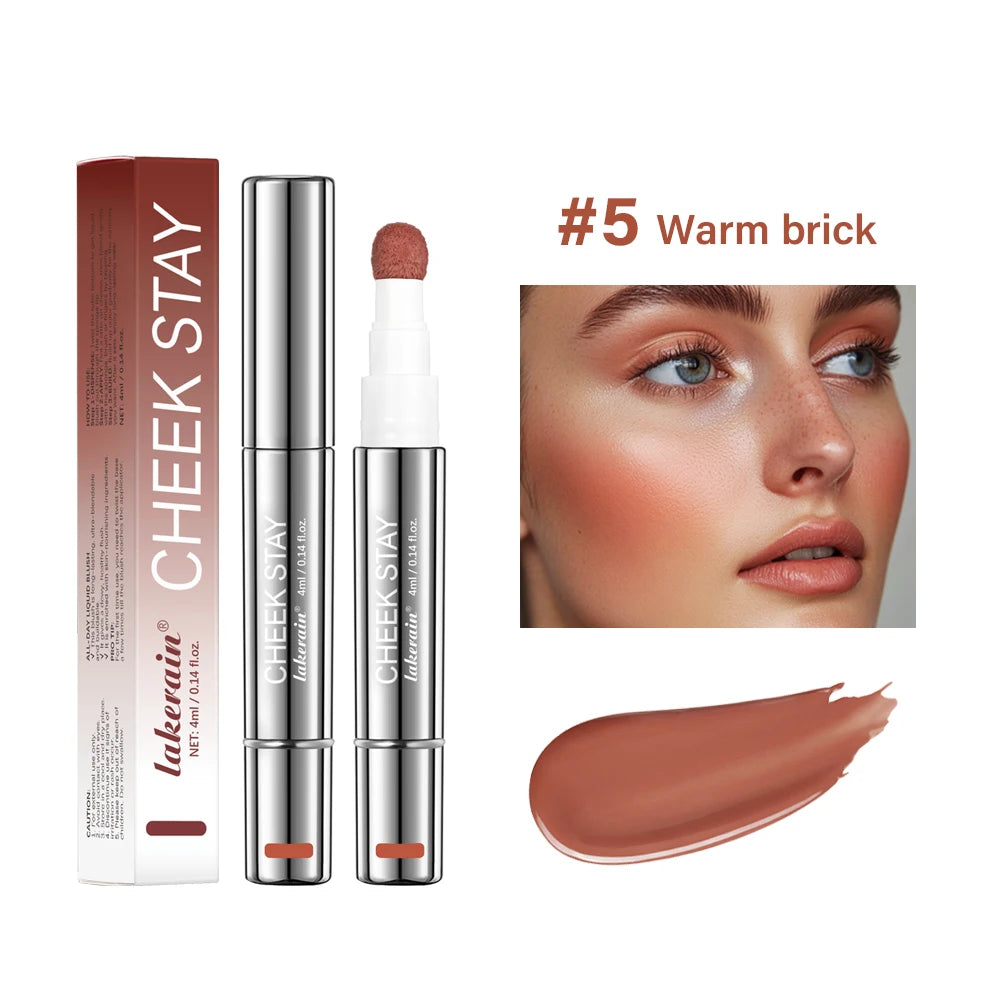 Liquid Blush Stick with Sponge Tip for Cheeks