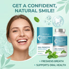 Refreshing Teeth Whitening & Probiotic Mouthwash Tablets
