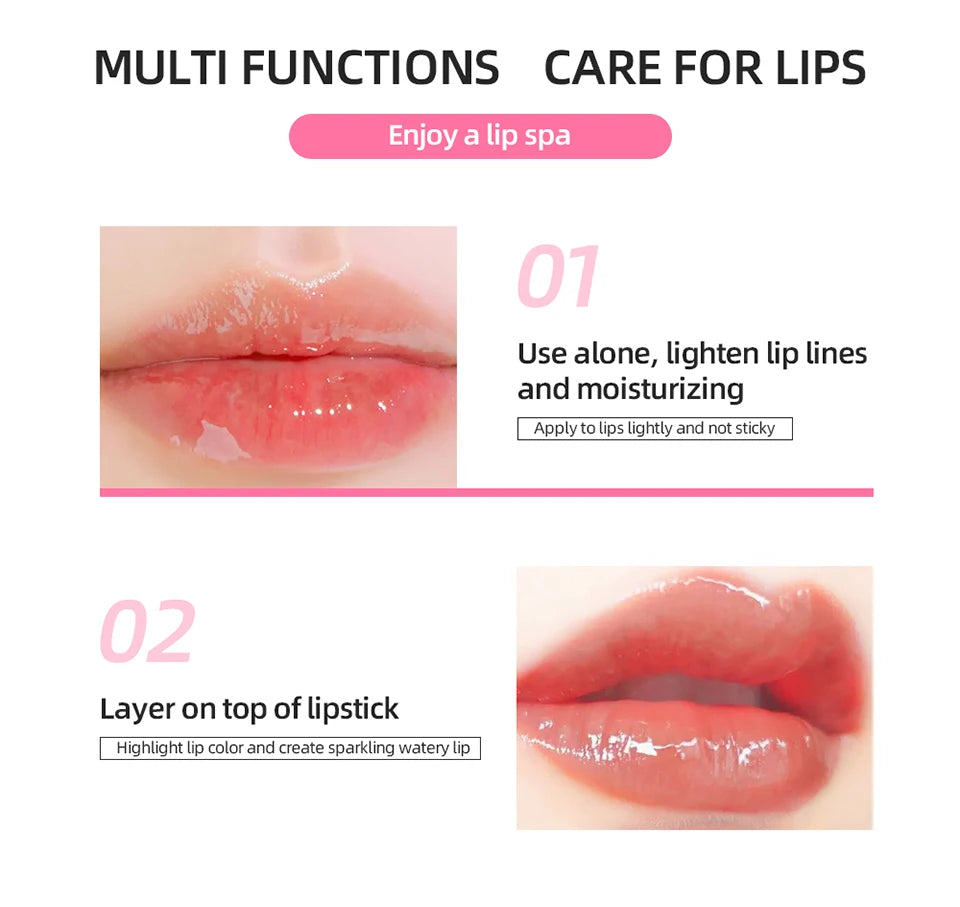 Hydrating Mirror-Finish Lip Glow Oil for Nourished, Shiny Lips