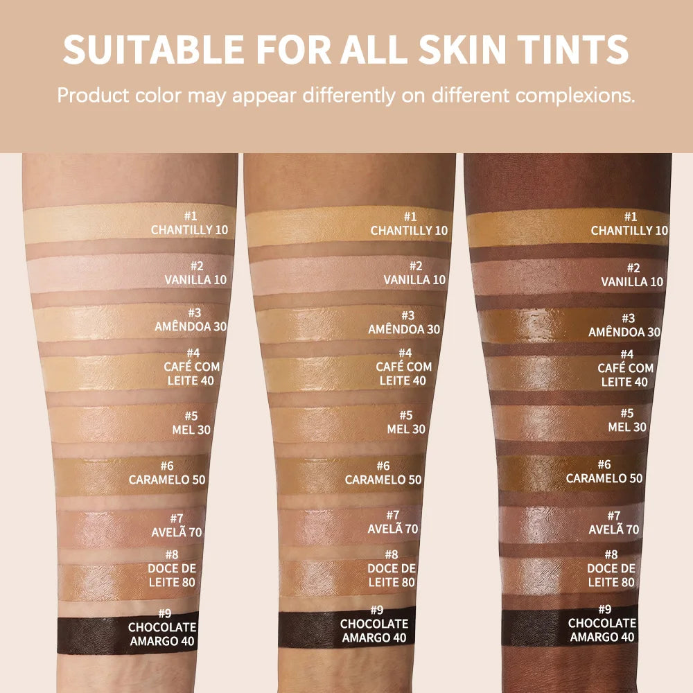 Long-Lasting Velvet Matte Liquid Foundation