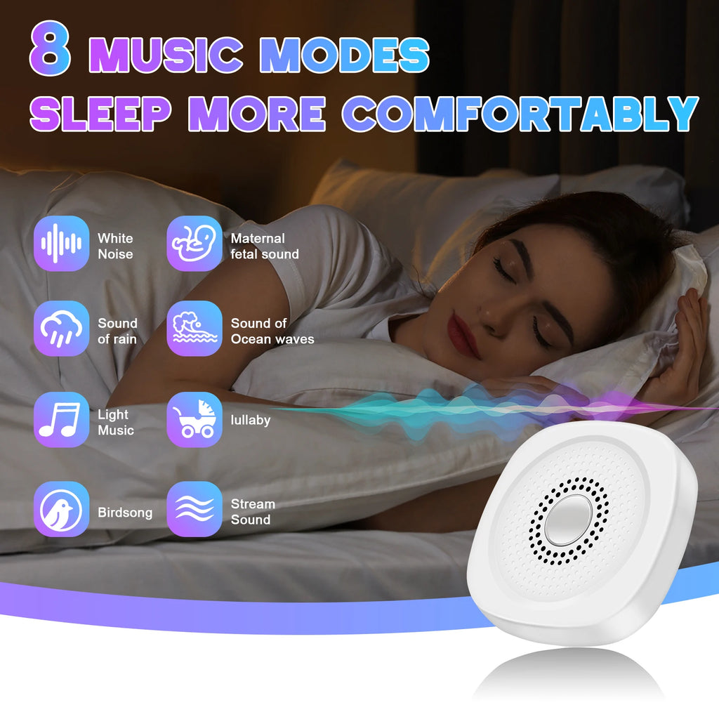 Portable White Noise Sound Machine for Sleep and Travel