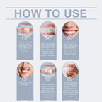 Cosmetic Denture and Cleaning Kit for Missing or Stained Teeth