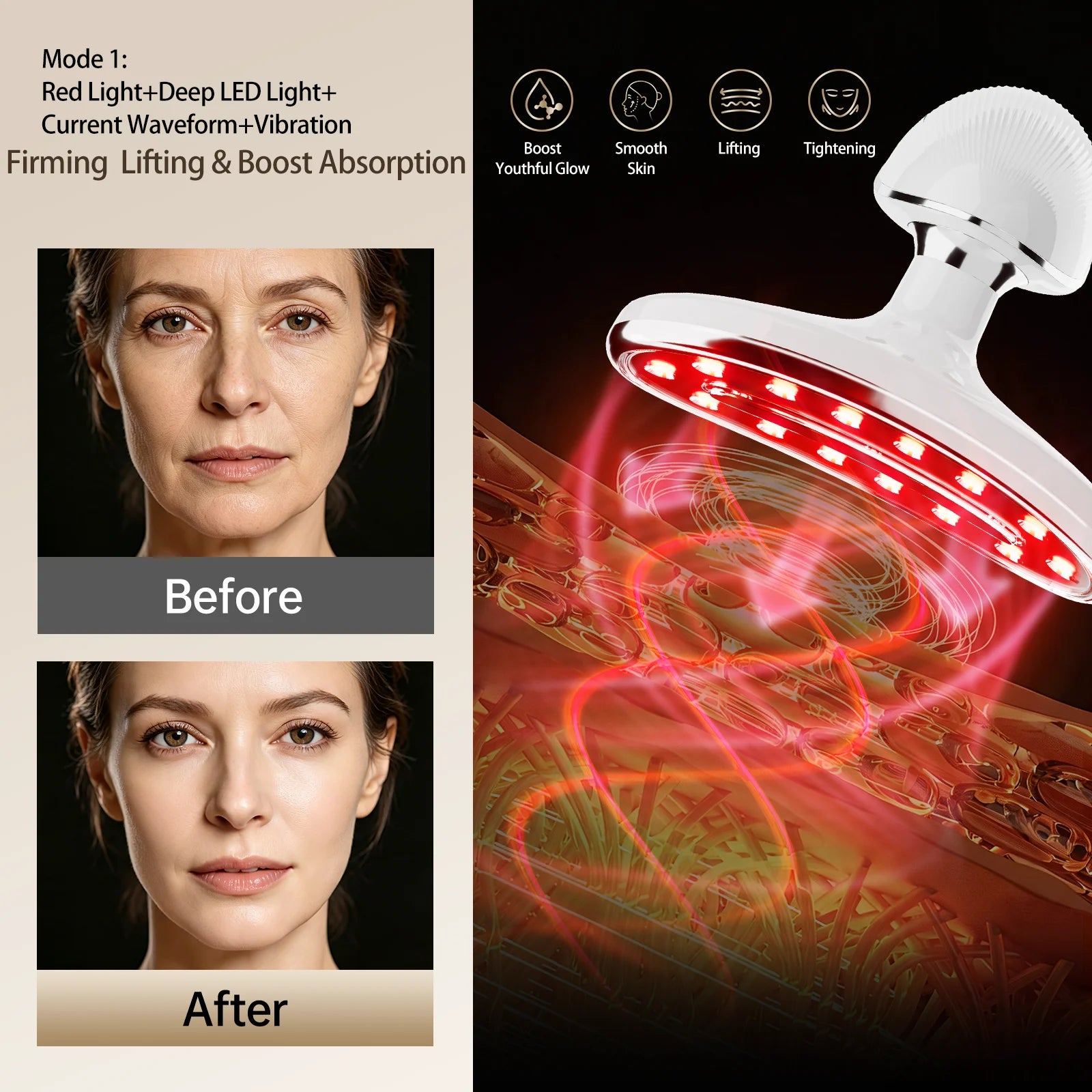 LED Facial and Body Skin Tightening and Sculpting Device - 4