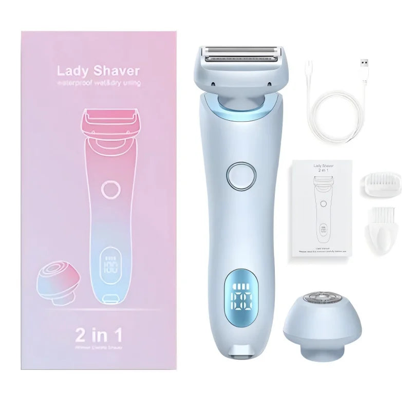 2-in-1 Painless Electric Shaver for Women