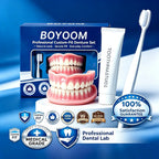 Comfortable Silicone Simulation Denture Set for Natural Smile