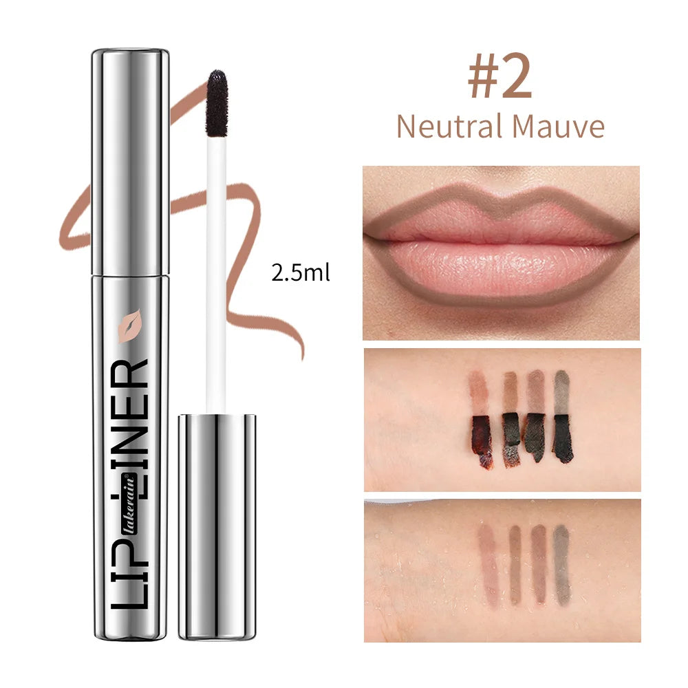 Peel-Off Tattoo Lip Liner for Long-Lasting Waterproof Color