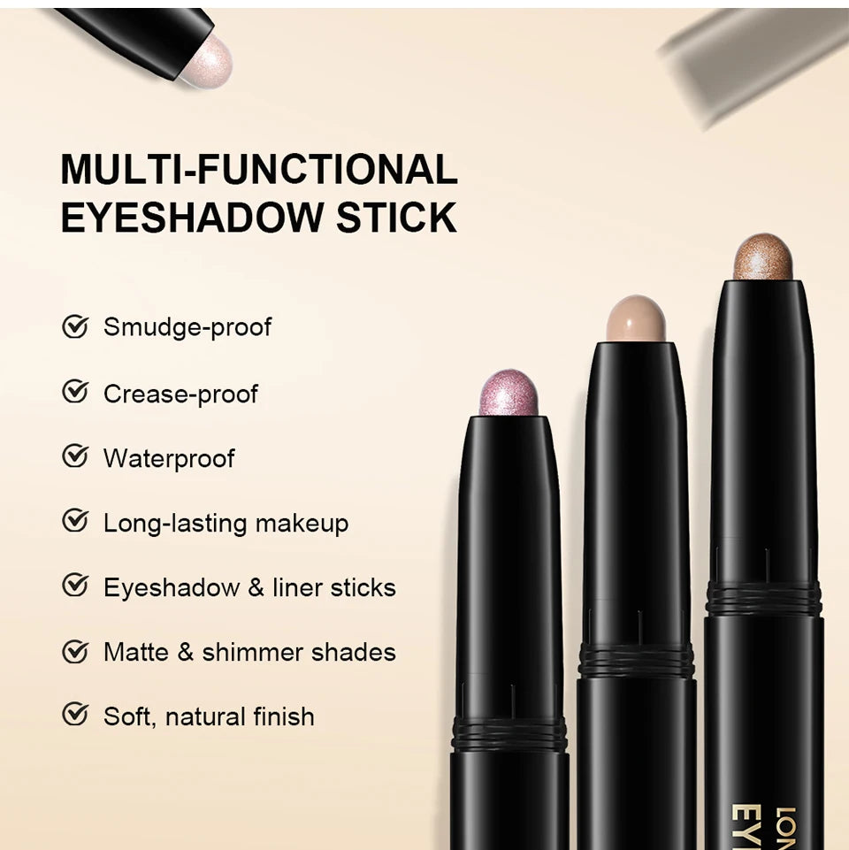 Longwear Waterproof Crease-Proof Eyeshadow Pencil Stick