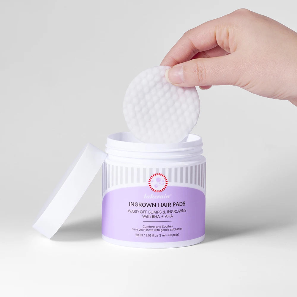 Exfoliating Ingrown Hair Treatment Pads for Razor Bumps - 14