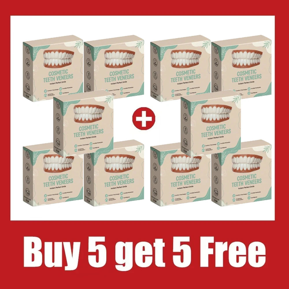 Comfort Fit Cosmetic Teeth Veneers for Instant Smile Makeover