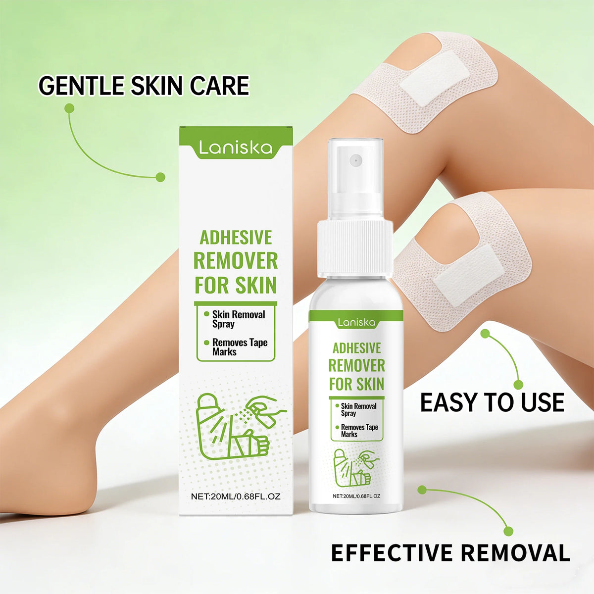 Gentle Adhesive Remover Spray for Skin and Tape Residue