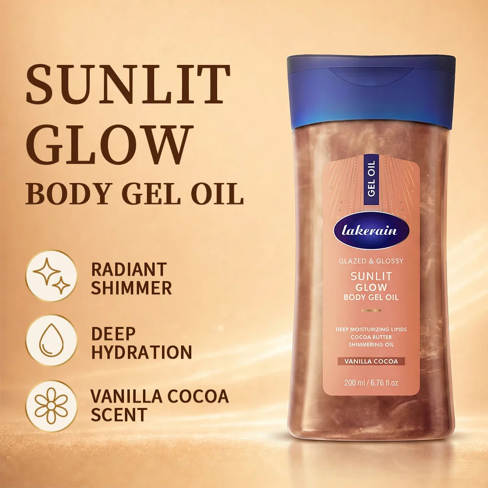Hydrating Shimmer Body Glow Oil with Vanilla and Cocoa
