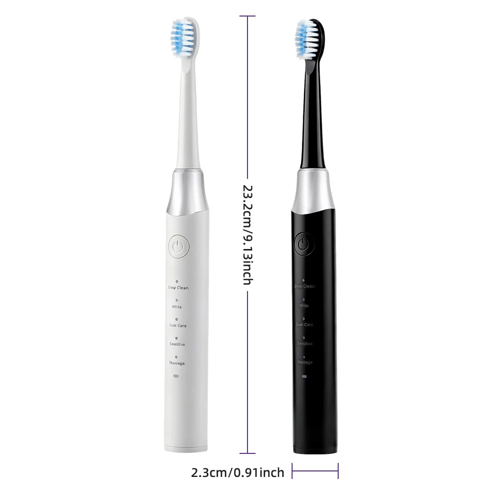 Rechargeable Sonic Electric Toothbrush with 5 Modes and Timer - 6