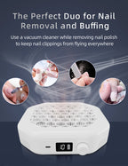 Professional Cordless Nail Dust Collector with Powerful Suction