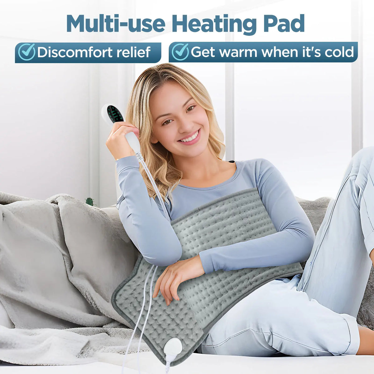 Electric Heating Pad for Back and Full Body Relief