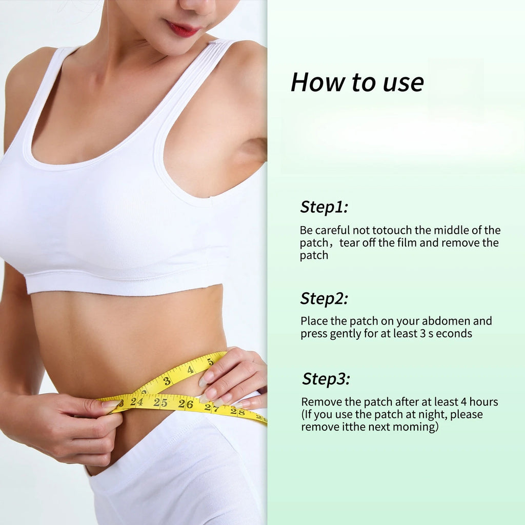 Natural Herbal Belly Slimming Patches for Body Contouring