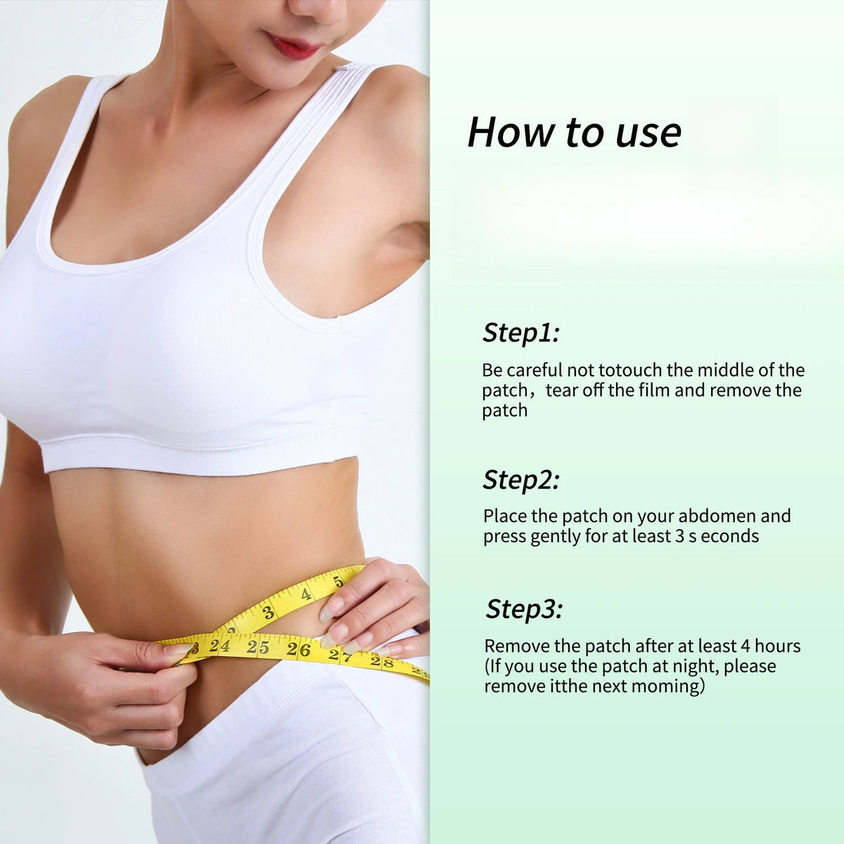 Natural Herbal Belly Slimming Patches for Body Contouring