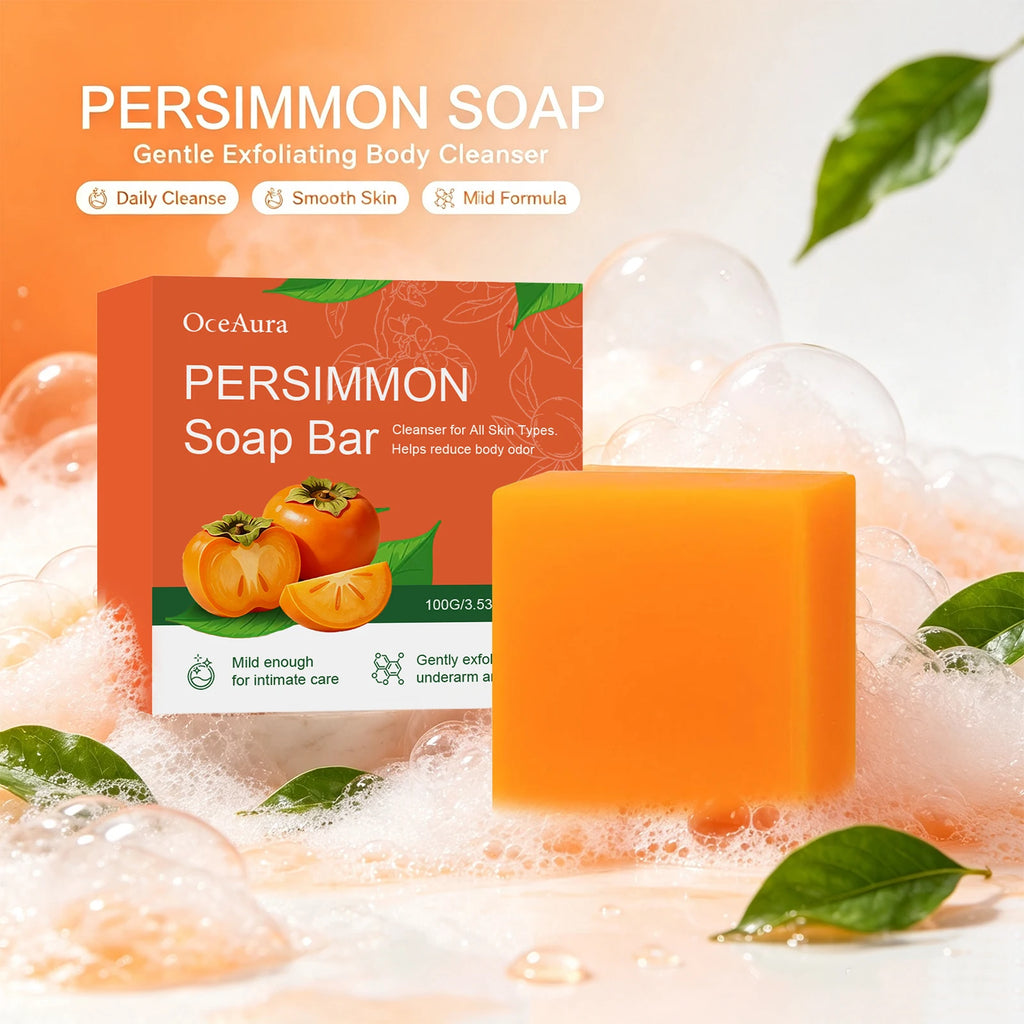 Persimmon Odor Reducing Exfoliating Soap Bar