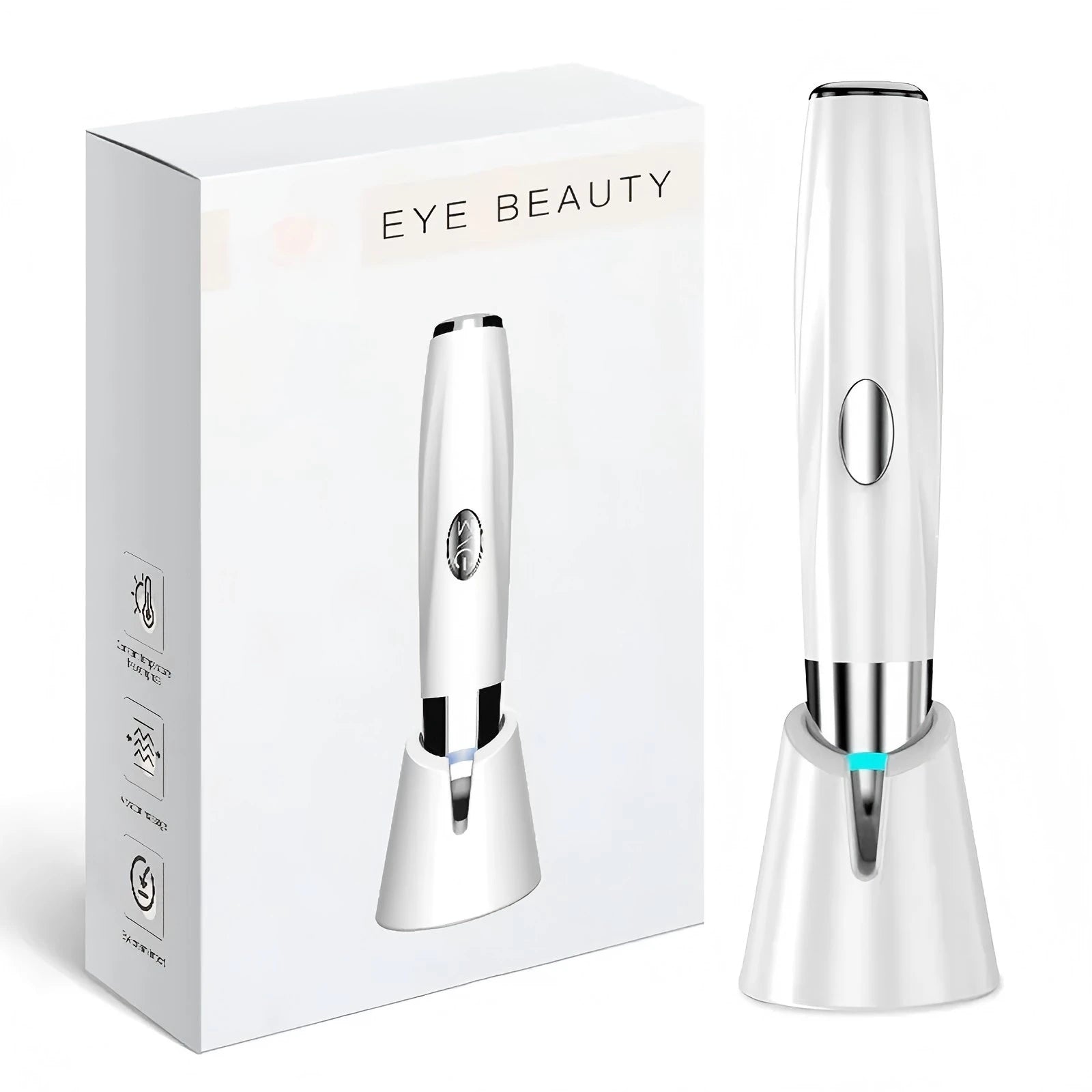 3-in-1 LED Photon Eye & Face Massager for Dark Circles and Puffiness - 12