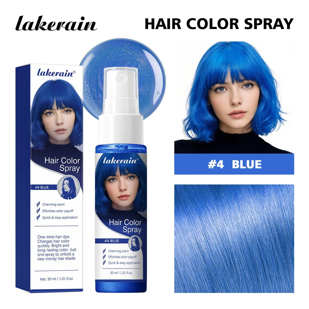 Temporary Washable Hair Color Spray for Parties and Styling