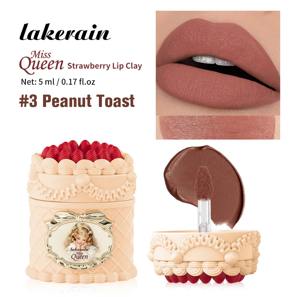 Velvet Matte Strawberry Lip Cream for Long-Lasting Hydration