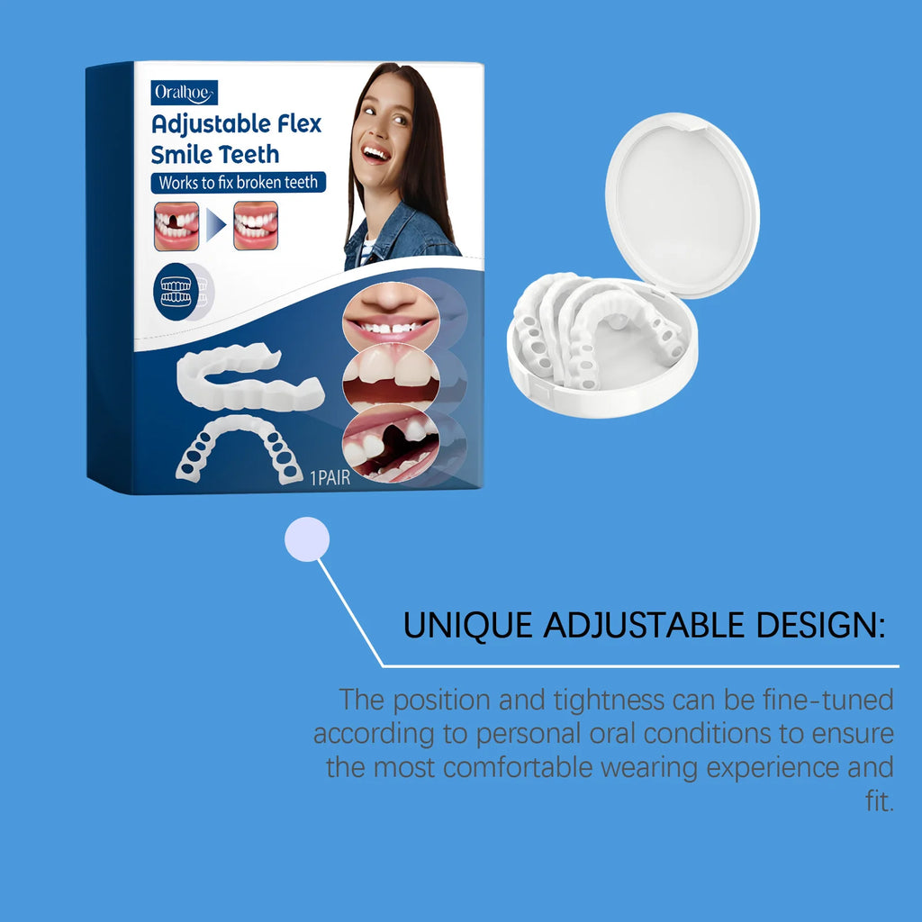 Adjustable Snap-On Dentures for Instant Smile Repair