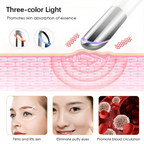 3-in-1 LED Photon Eye & Face Massager for Dark Circles and Puffiness