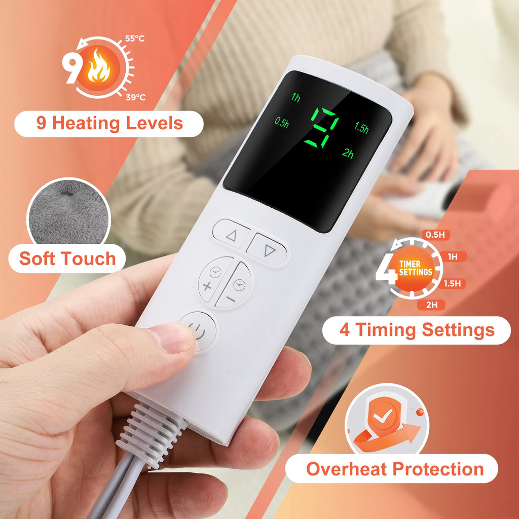 Electric Heated Waist Support Belt for Pain Relief