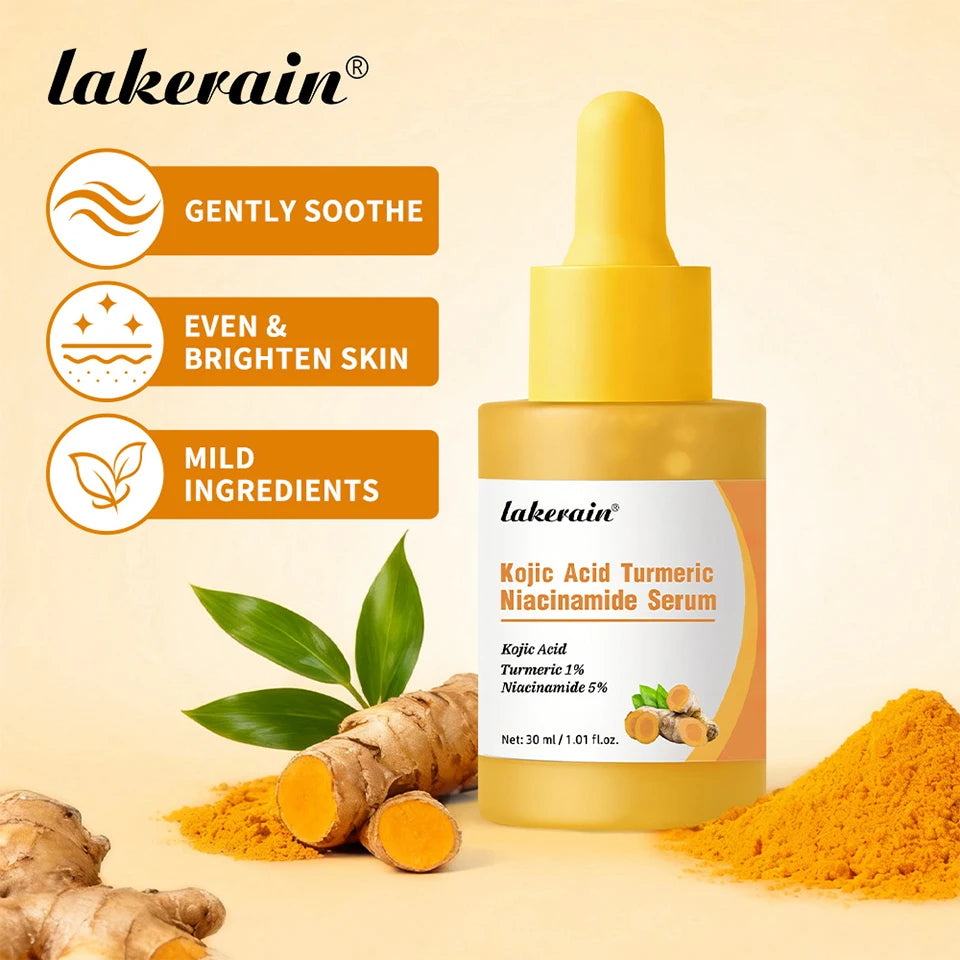 Brightening Kojic Acid and Turmeric Face Serum - 7