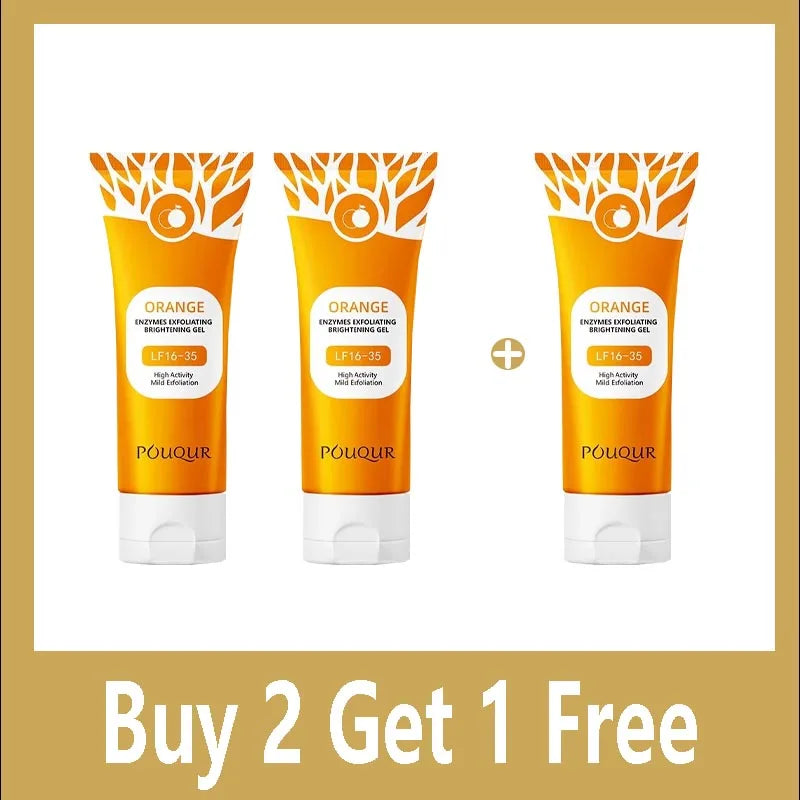 100g Orange Enzyme Exfoliating Gel for Face Brightening & Smoothing - 9