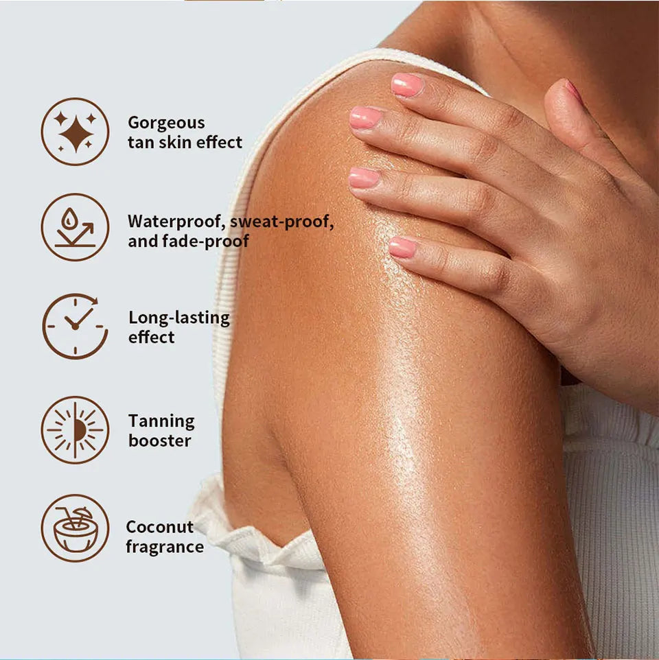 Sunless Tanning Body Lotion for Deep Bronze Glow - 8