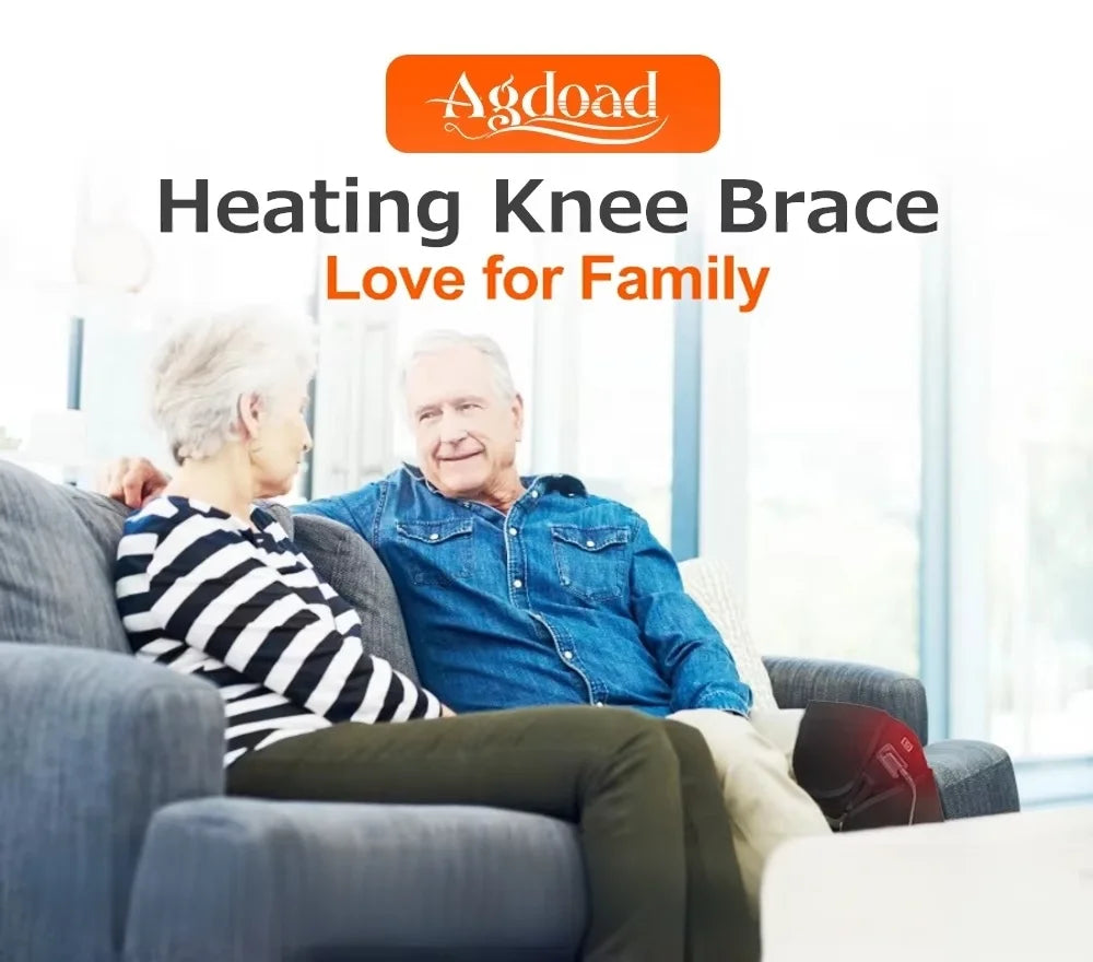 Electric Heated Knee Support Brace with 3 Adjustable Heat Settings