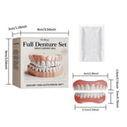Temporary Silicone Cosmetic Denture Set for Smile Restoration