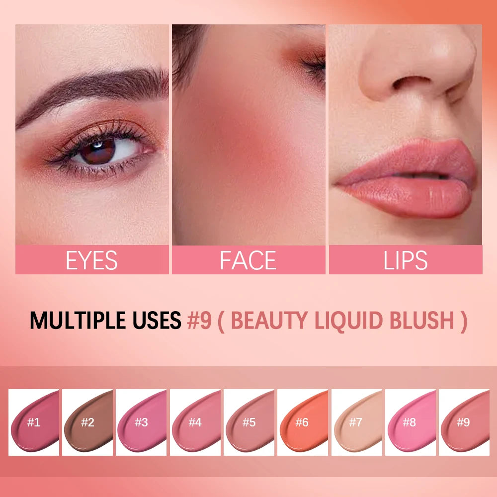 Waterproof Long-Lasting Liquid Cheek Blush