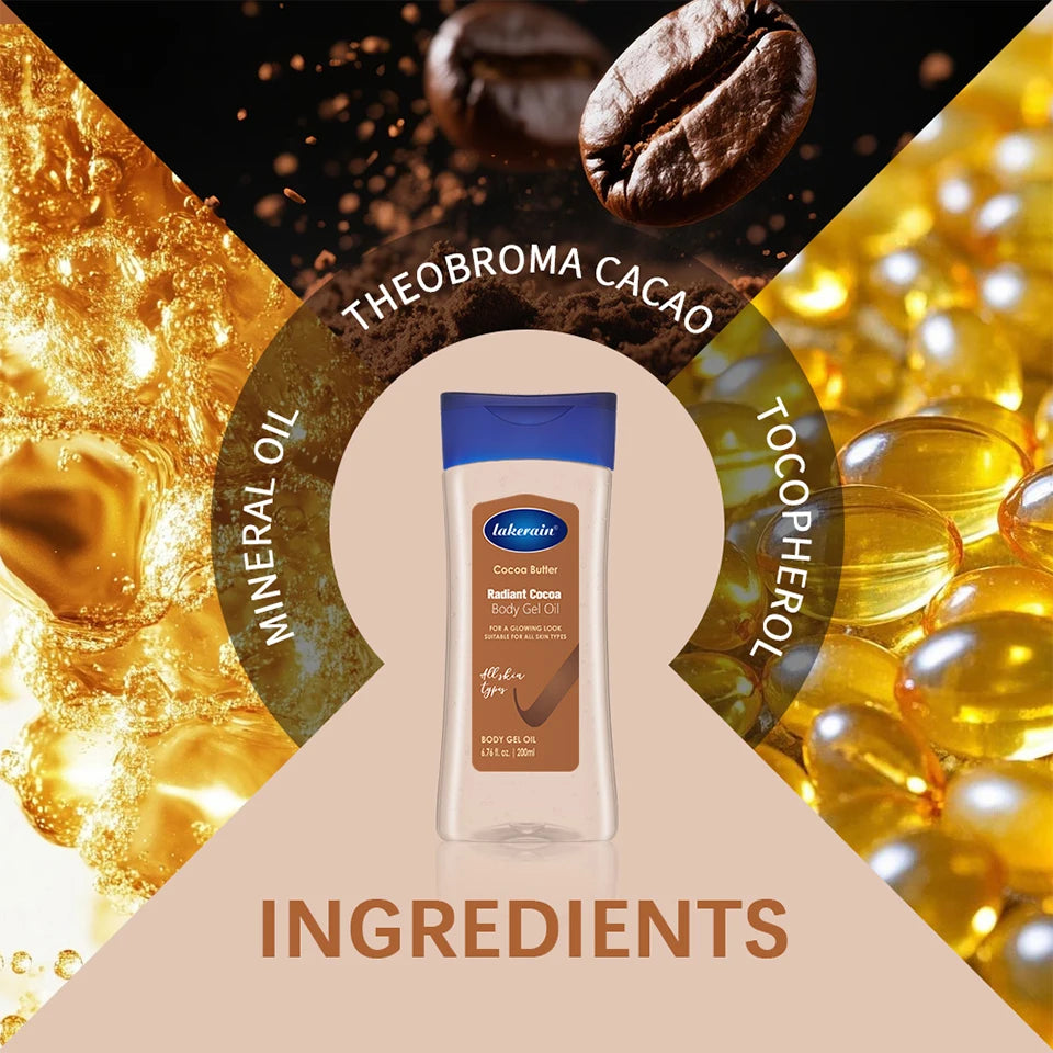 Radiant Cocoa Body Oil Gel for Deep Hydration and Glowing Skin - 14