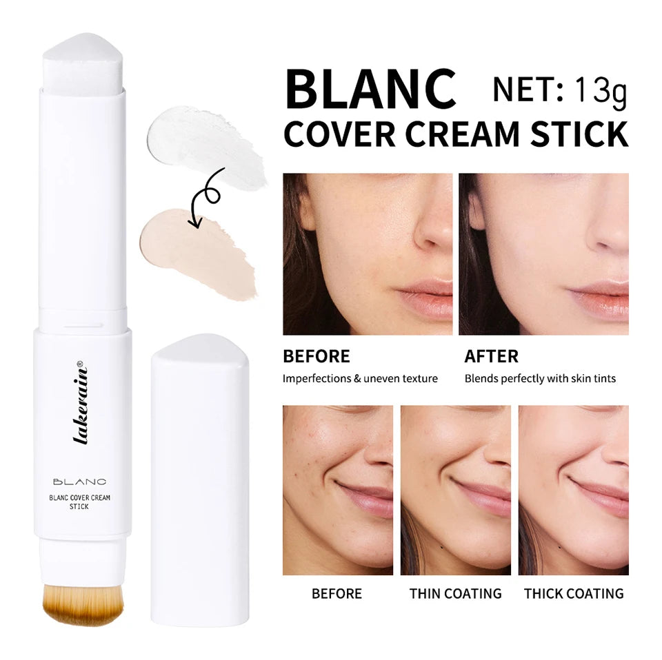 Color-Changing Foundation Stick with Built-in Brush