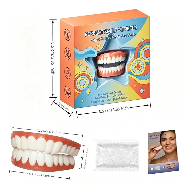 Comfortable Silicone Cosmetic Dentures for Instant Smile Restoration