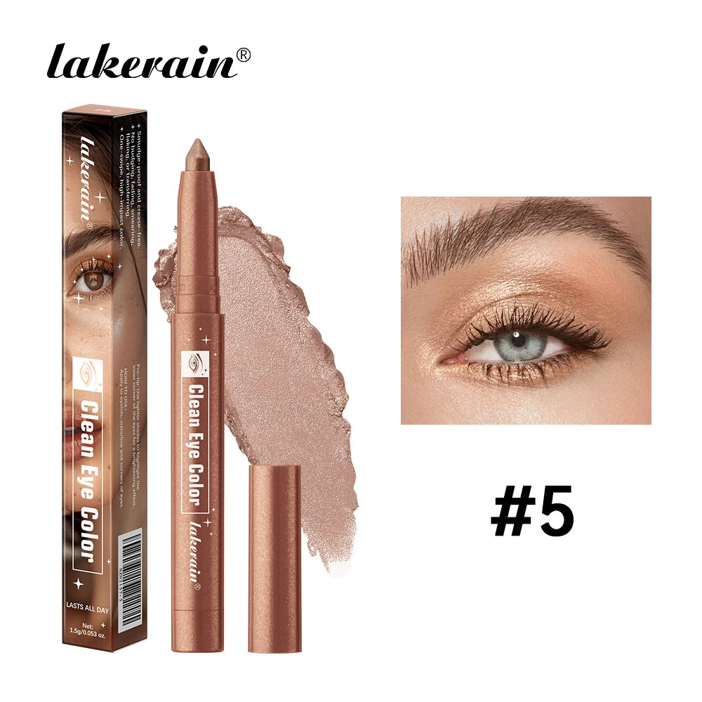 Waterproof Shimmer Pearlescent Eyeliner and Eye Brightener Pencil