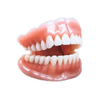 Instant Cosmetic Dentures for Upper and Lower Teeth