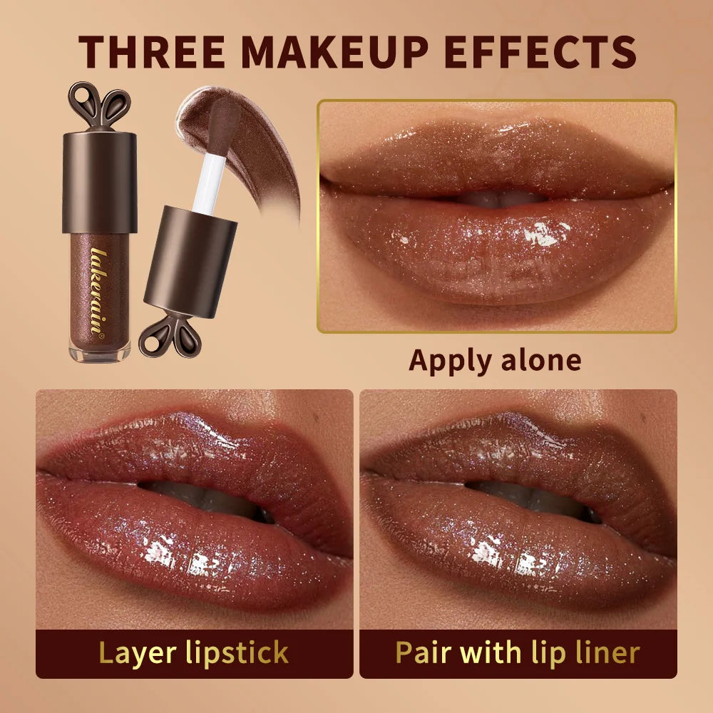 Deep Moisturizing Chocolate Shimmer Lip Gloss