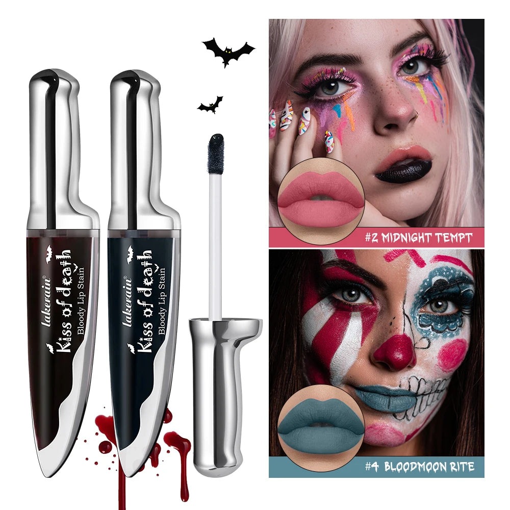 Long-Lasting Bloody Lip Stain for Halloween and Gothic Makeup