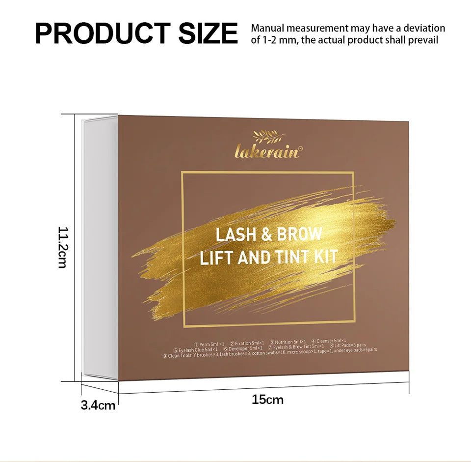 Professional Eyelash Lift and Brow Lamination Tinting Kit