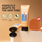 Waterproof Airbrush Leg Makeup Foundation with Applicator Glove