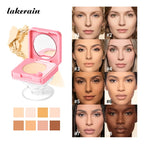 Oil-Control Pressed Powder with Mirror and Phone Stand