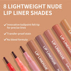 Long-Lasting Waterproof Felt Tip Lip Liner Stain