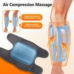 Cordless Heated Air Compression Leg Massager for Calf Relief