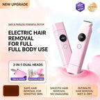 2-in-1 Electric Painless Hair Shaver for Face and Body