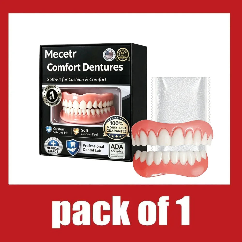 Adjustable Silicone Cosmetic Denture Set for Natural Smile - 9