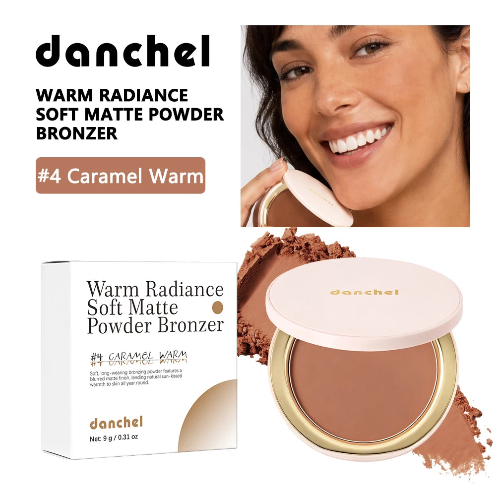 Soft Matte Bronzer Powder for Natural Contouring - 21